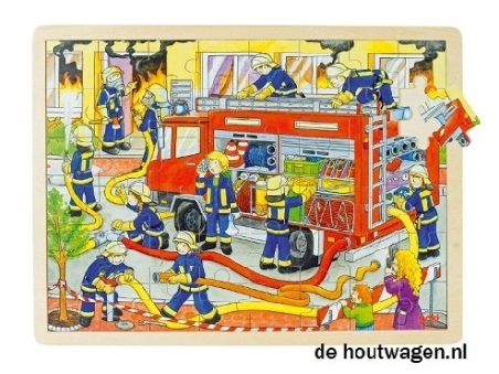 puzzel brandweer goki 96 delig