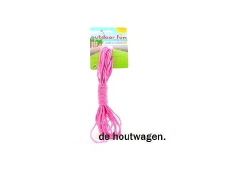 spring elastiek roze