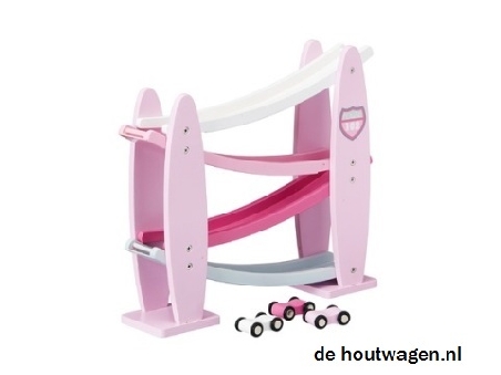 Kids Concept racebaan roze
