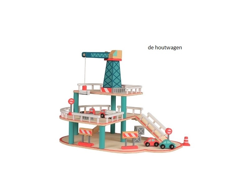 garage met hijskraan egmont toys