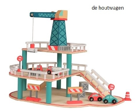 garage met hijskraan egmont toys