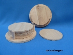 houten onderzetters rond-0