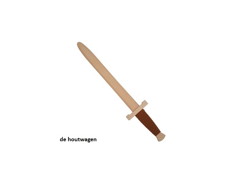 houten zwaard bruin