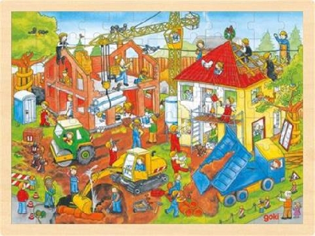 puzzel bouwplaats 96 delig