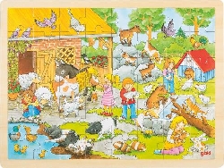 puzzel kinderboerderij Goki 48 delig