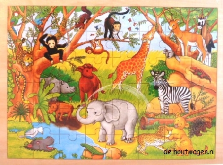 grote puzzel dierentuin