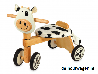 houten loopfiets koe