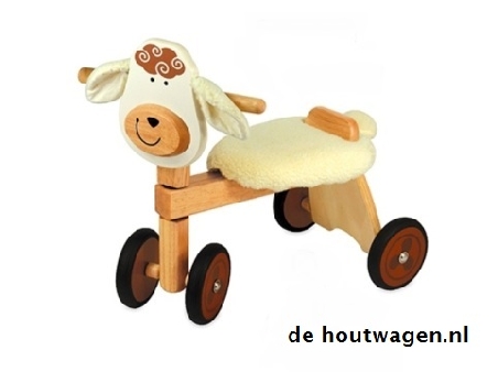 houten loopfiets schaap