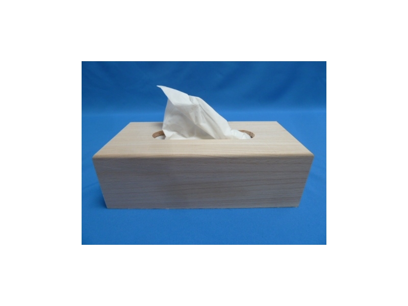 houten tissue doos