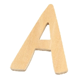 houten letter A