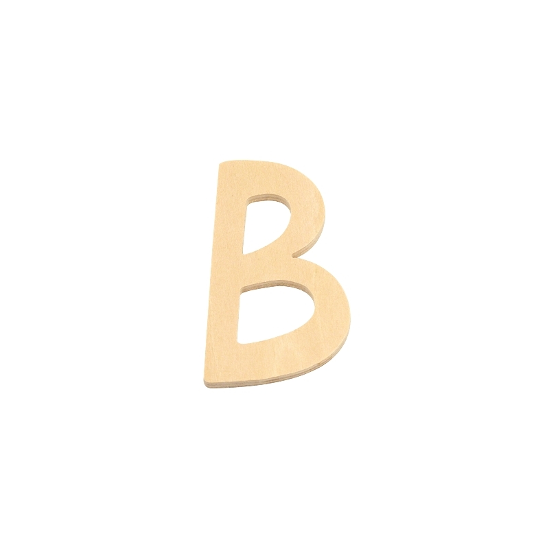 houten letter B  