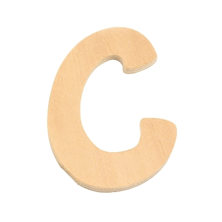 houten letter C 