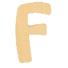 houten letter F