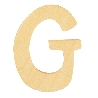 houten letter G