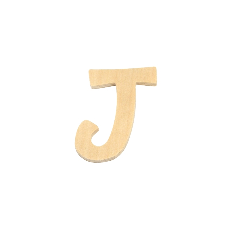 houten letter J