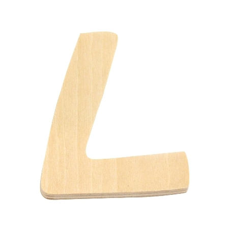 houten letter L 
