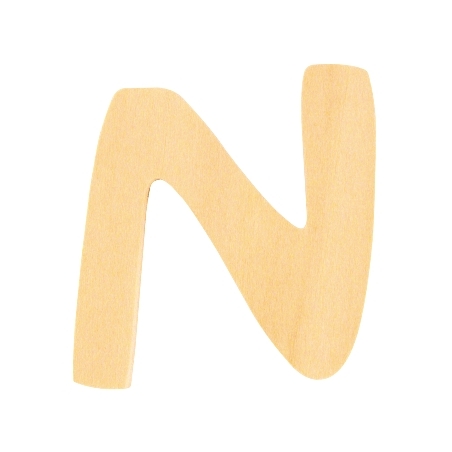 houten letter N 