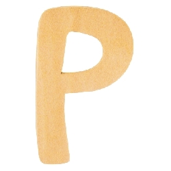 houten letter P 