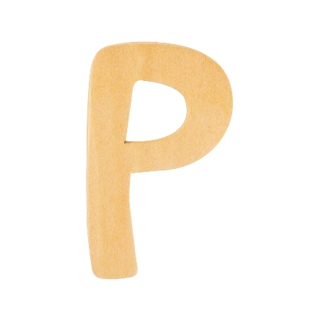 houten letter P 