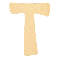 houten letter T 