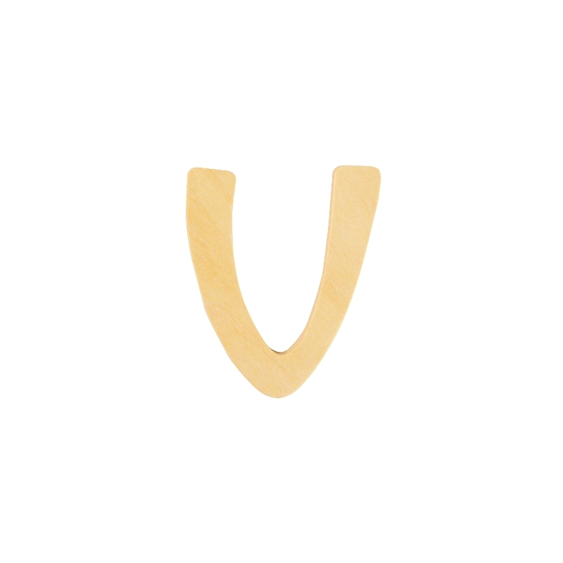 houten letter V 