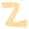houten letter Z 