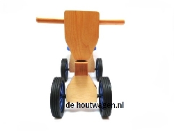 houten loopfiets blauw playwood -2