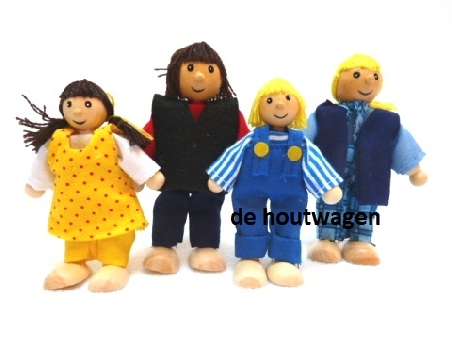 poppenhuispopjes jong gezin